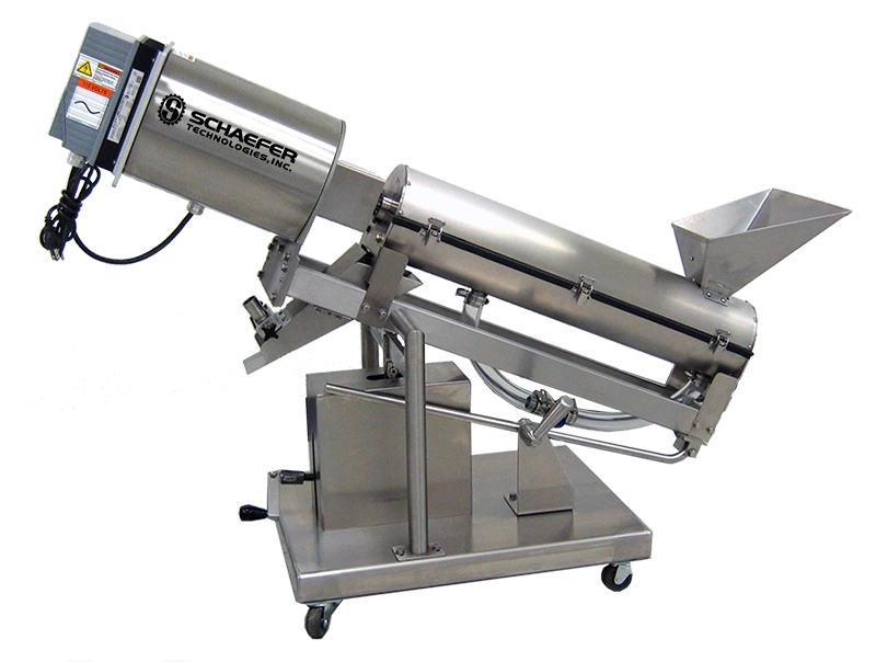 Capsule Polishing Machine with Dust Extraction