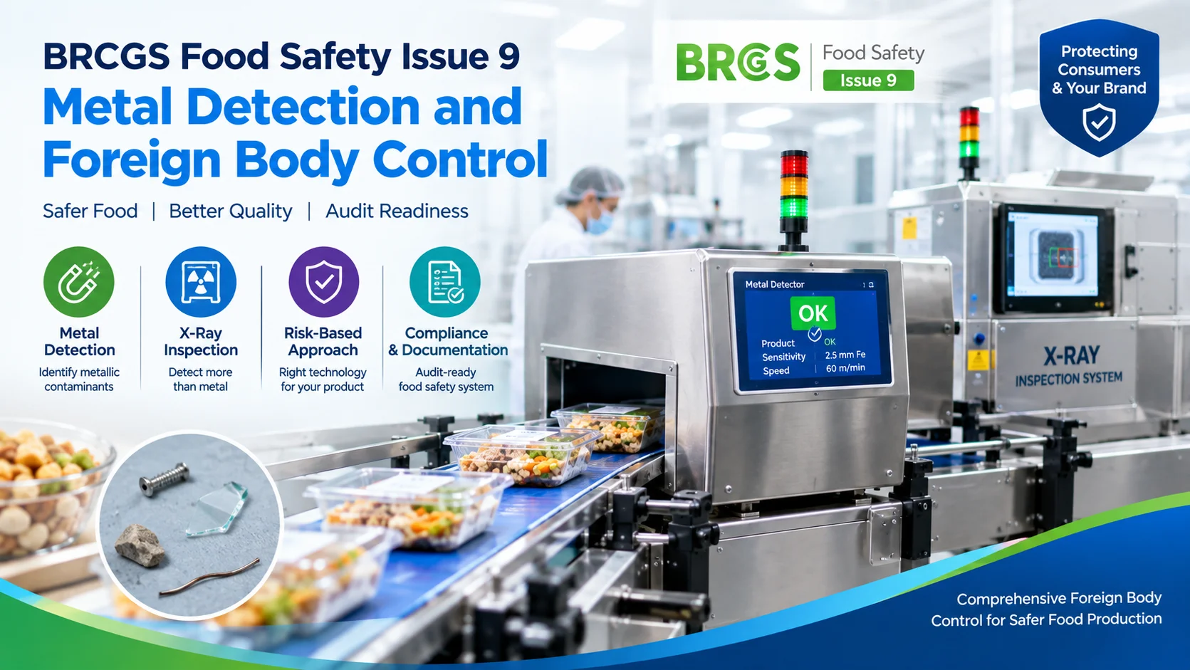 BRC Food Safety Issue 9: What It Means for Metal Detection and Foreign Body Control