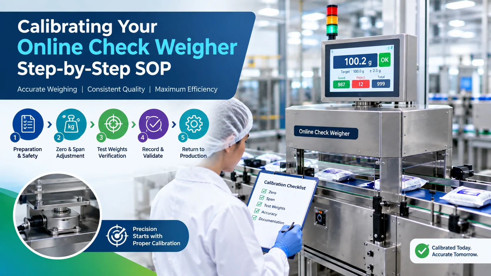 Calibrating Your Online Check Weigher: Step-by-Step SOP for Production Teams